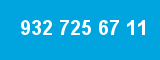 932 725 67 11 932 725 67 11